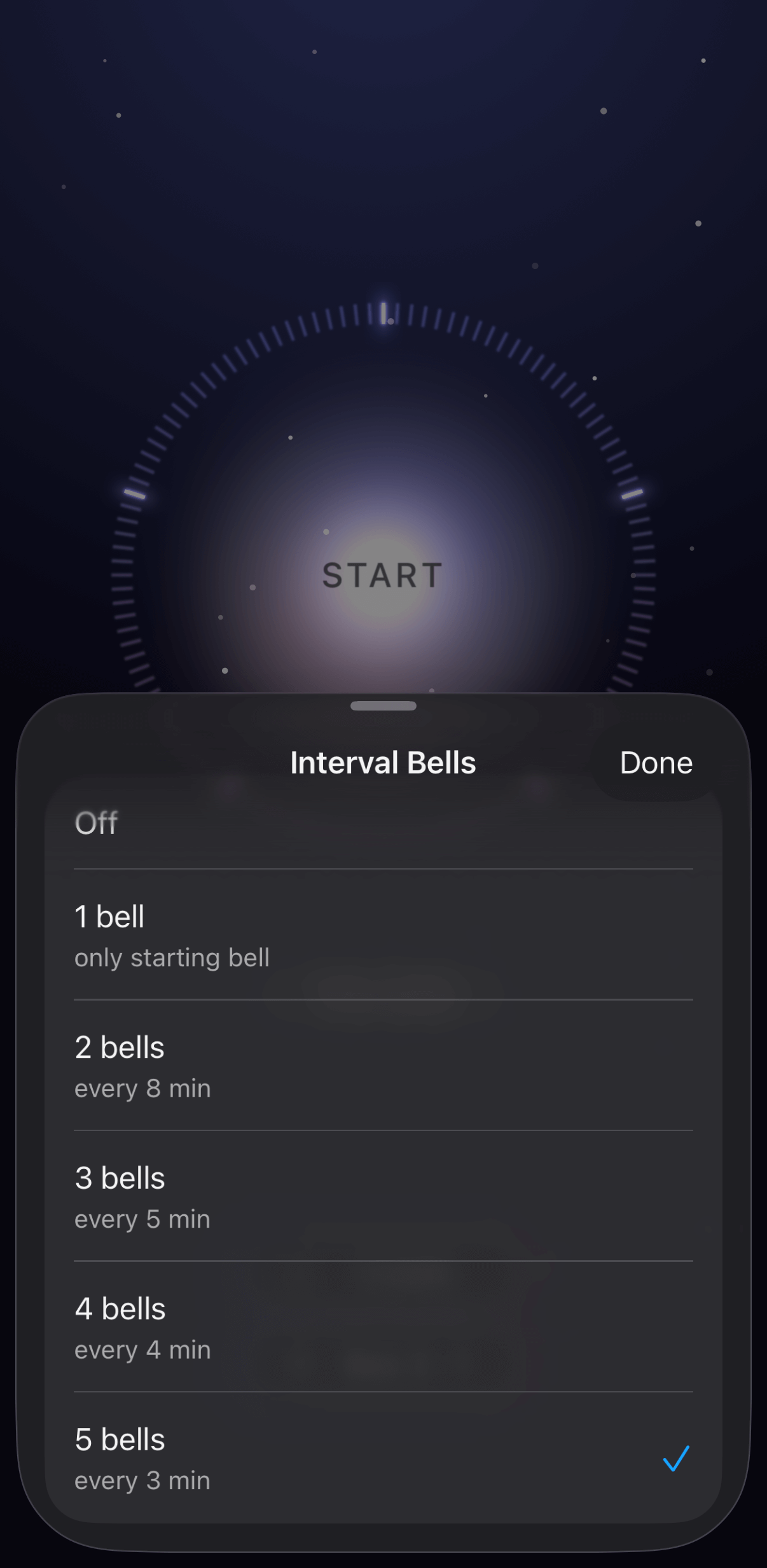 Interval bells