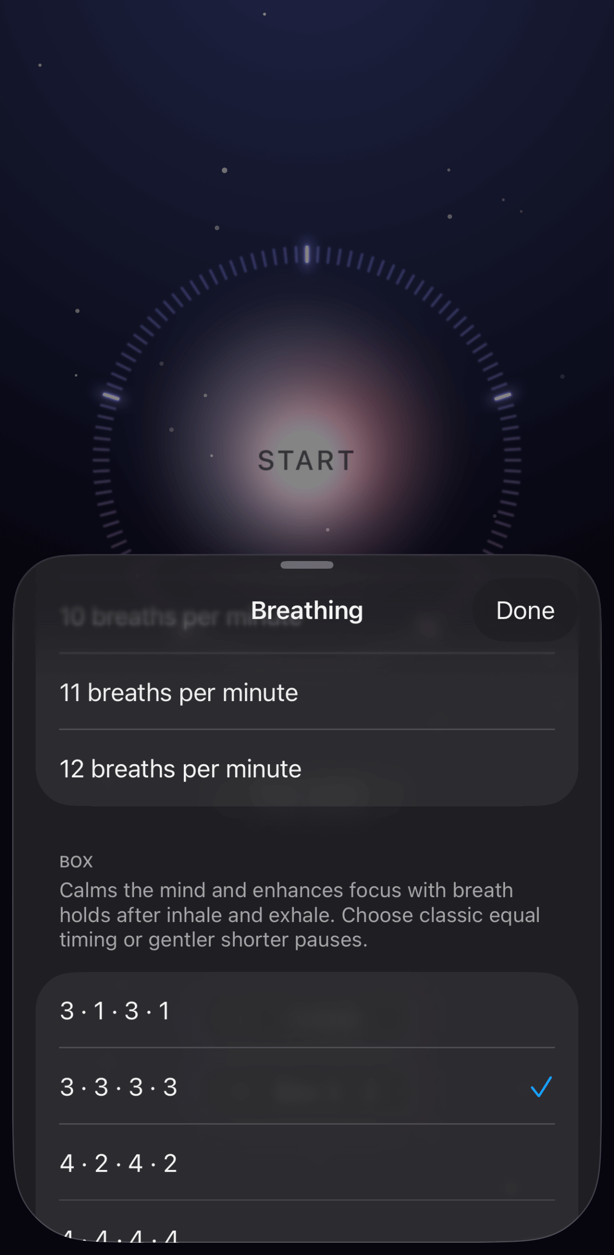 Breathing guidance